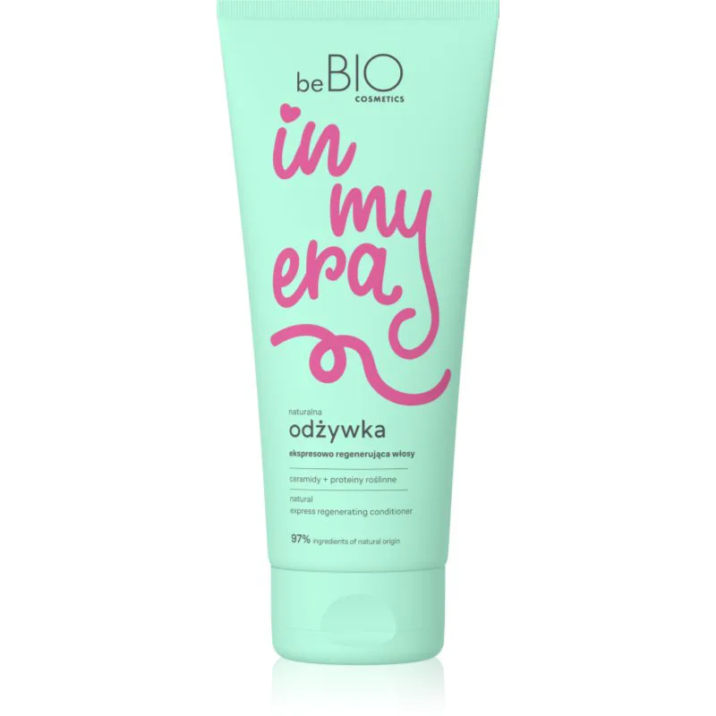 beBIO In My Era Natural Express Hair Repair αναγεννητικό μαλακτικό για ξηρά και κατεστραμμένα μαλλιά 200 ml