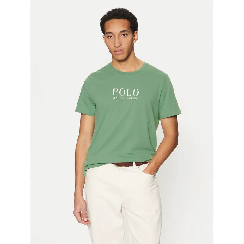 Polo Ralph Lauren T-Shirt 714899613017 Πράσινο Regular Fit