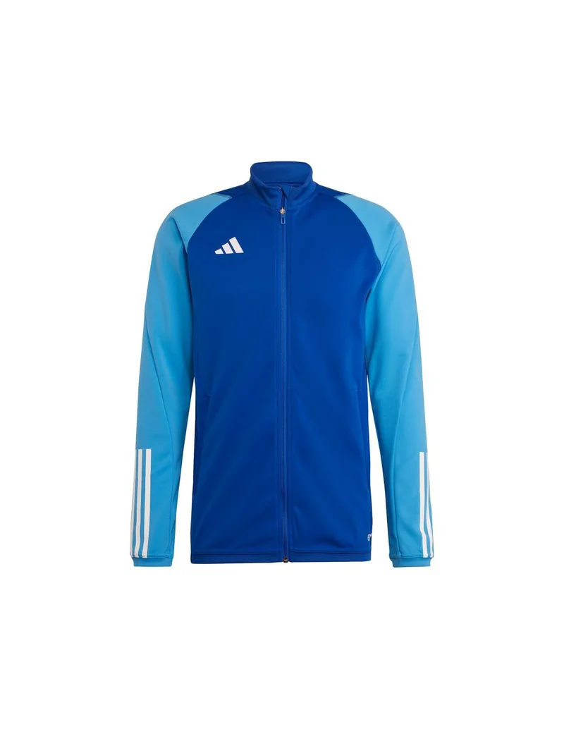 Adidas Tiro 23 Competition Ανδρική Φούτερ Ζακέτα με Τσέπες Μπλε HU1305