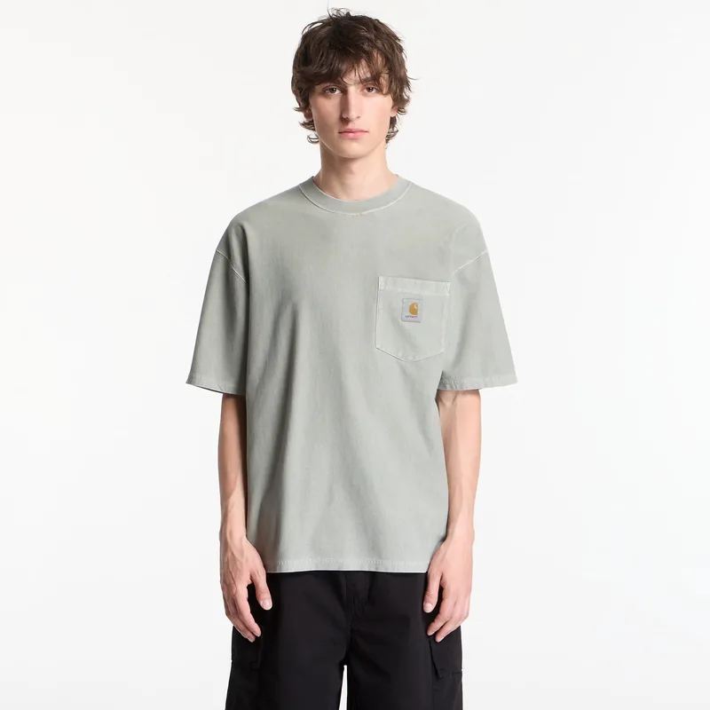 T-shirt Carhartt WIP S/S Loose Pocket T-Shirt UNISEX Shady Green Garment Dyed XS