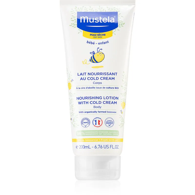 Mustela Bébé Soin γαλάκτωμα σώματος με κρέμα χρυσού 200 ml