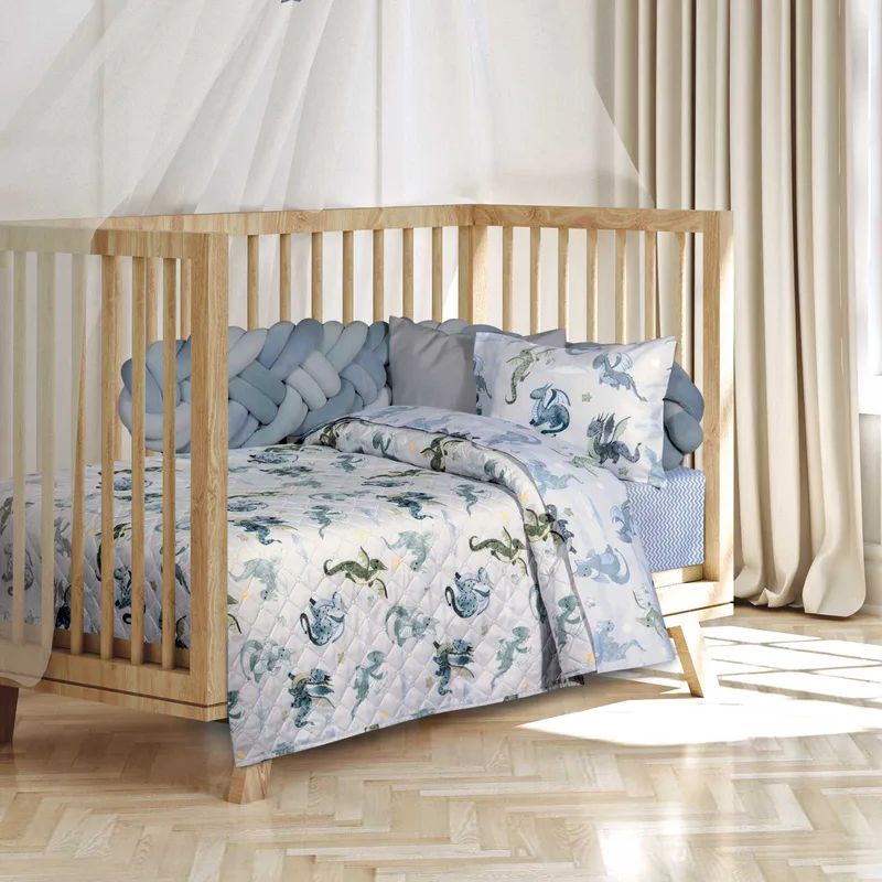 Κουβερλί Microfiber Κούνιας 120x160εκ. Essential Baby 8863 Μπεζ-Blue Greenwich Polo Club (Ύφασμα: Microfiber, Χρώμα: Μπλε, Μέγεθος: Κούνιας) - Greenwich Polo Club - 222011108863