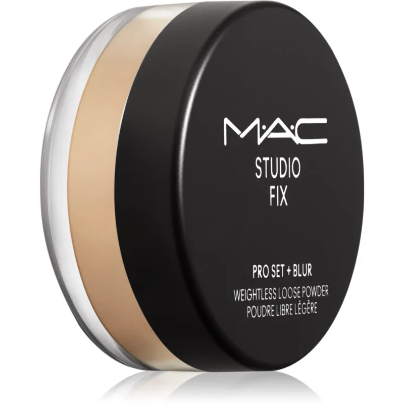 MAC Cosmetics Studio Fix Pro Set + Blur Weightless Loose Powder πούδρα φιξαρίσματος για ματ όψη απόχρωση Medium 6,5 γρ