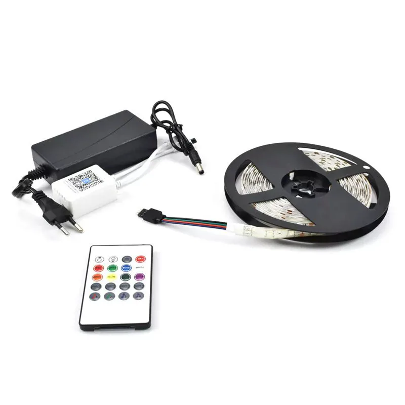 Andowl Ταινία LED Τροφοδοσίας 220V RGB Μήκους 5m με Τηλεχειριστήριο