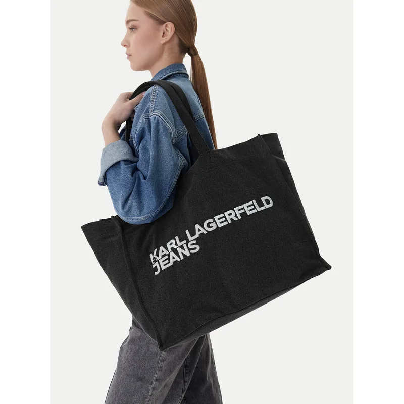Τσάντα Karl Lagerfeld Jeans B1W50045 Μαύρο