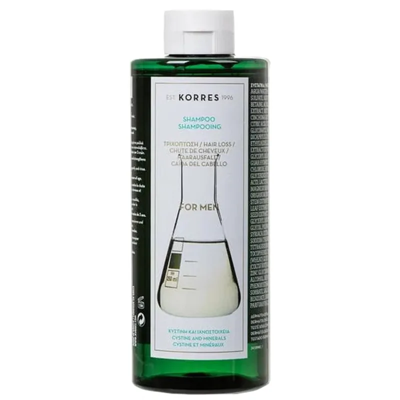 Korres Cystine & Minerals Hair Loss Shampoo Ανδρικό Σαμπουάν Κατά της Τριχόπτωσης με Κυστίνη & Ιχνοστοιχεία - 400ml