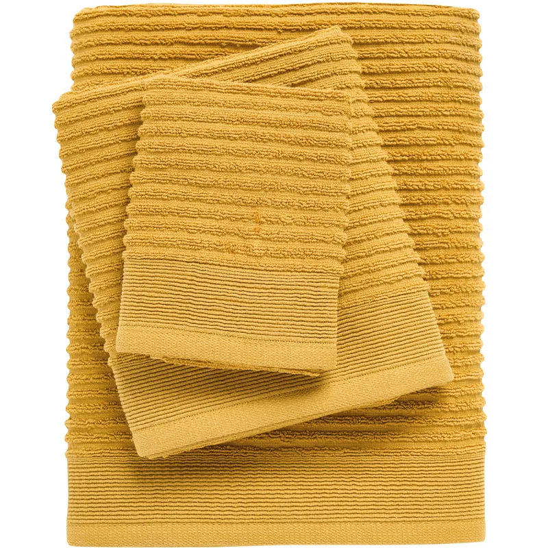 Πετσέτες Μπάνιου Σετ 3τμχ Das Home Daily 0742 Ochre