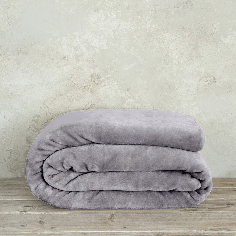 Κουβέρτα Βελουτέ Υπέρδιπλη 220X240 Nima Coperta Smoky Lilac (220x240)