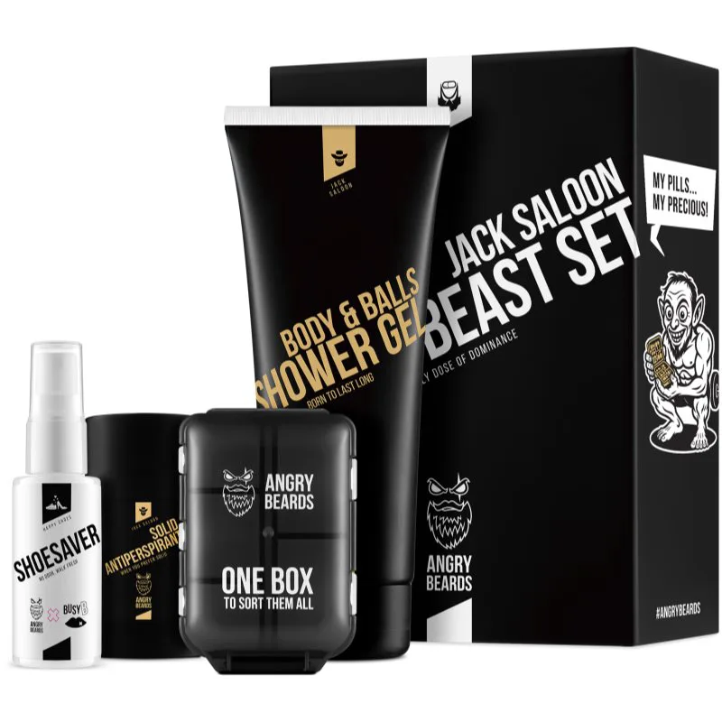 Angry Beards Jack Saloon Active Beast Set Σετ για αθλητές