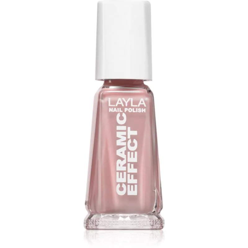 Layla Cosmetics Ceramic Effect βερνίκι νυχιών απόχρωση N.48 Skin 10 ml
