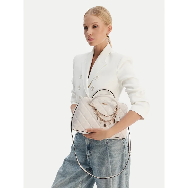 Τσάντα Guess HWGG99 12060 Εκρού