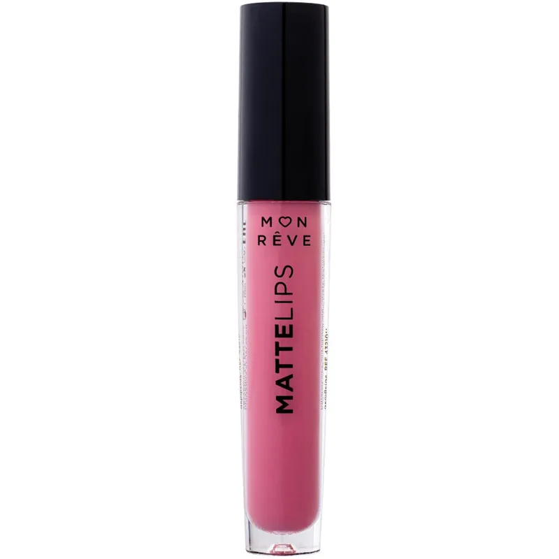 Mon Reve Matte Lips Liquid Lipstick Υγρό Ματ Κραγιόν με Πλούσιο Χρώμα Μεγάλης Διάρκειας 4ml - 12