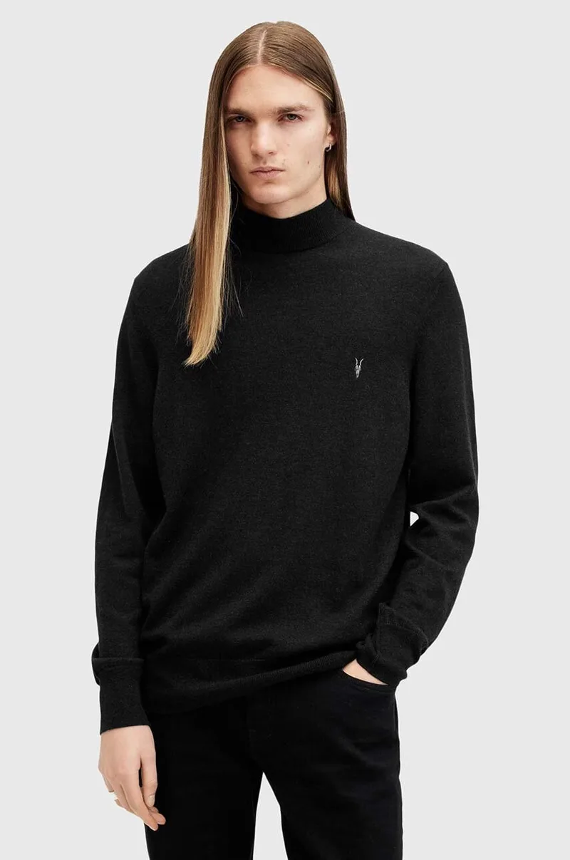Μάλλινο πουλόβερ AllSaints KILBURN MOCK