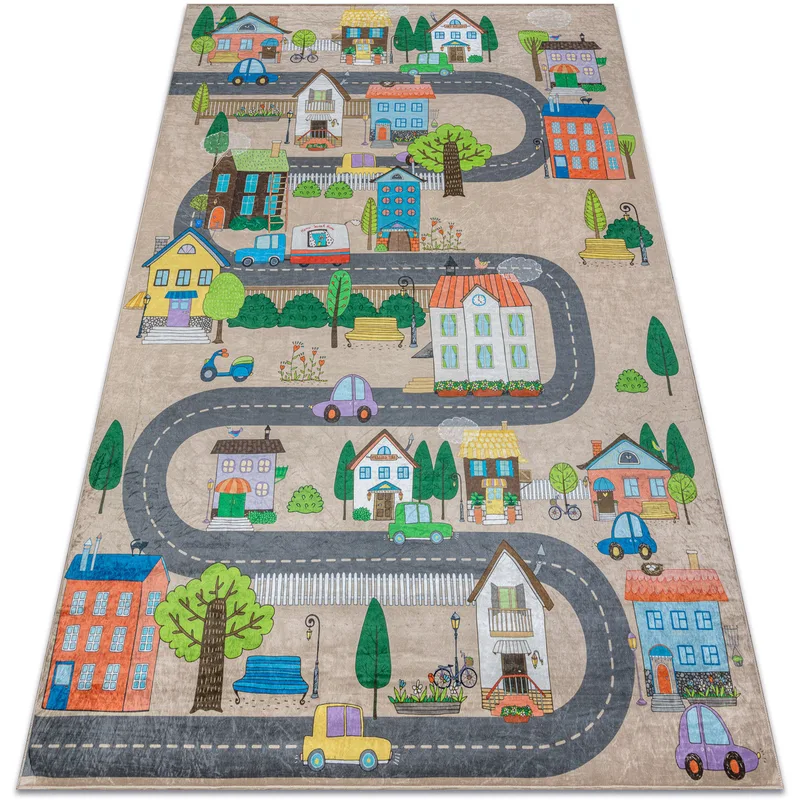 Χαλιά Rugsx BAMBINO 34600 Πόλη, δρόμοι πλυσίμΠ200x290 cm
