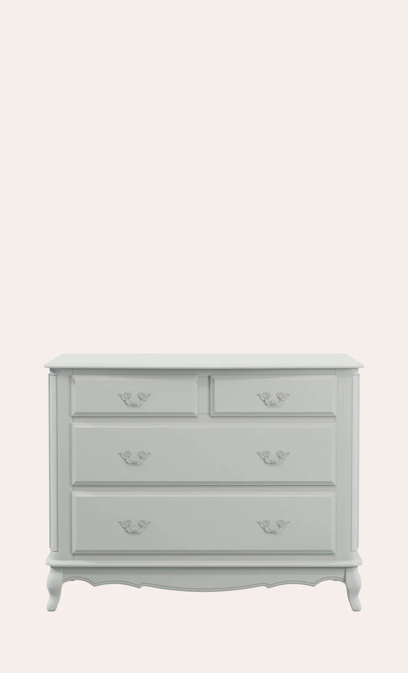 Συρταριέρα Provencale με 4 συρτάρια Dove Grey