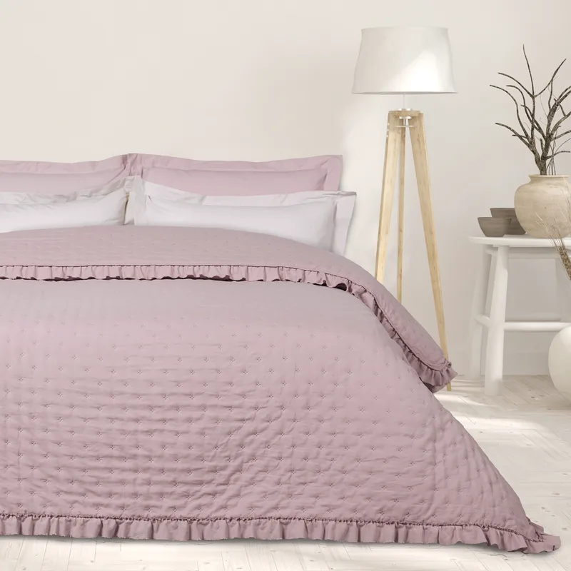 Κουβερλί Microfiber Υπέρδιπλο 220x240εκ. Happy 9656 Nude Das Home (Ύφασμα: Microfiber, Χρώμα: Nude, Μέγεθος: Υπέρδιπλα) - Das Home - 402080209656