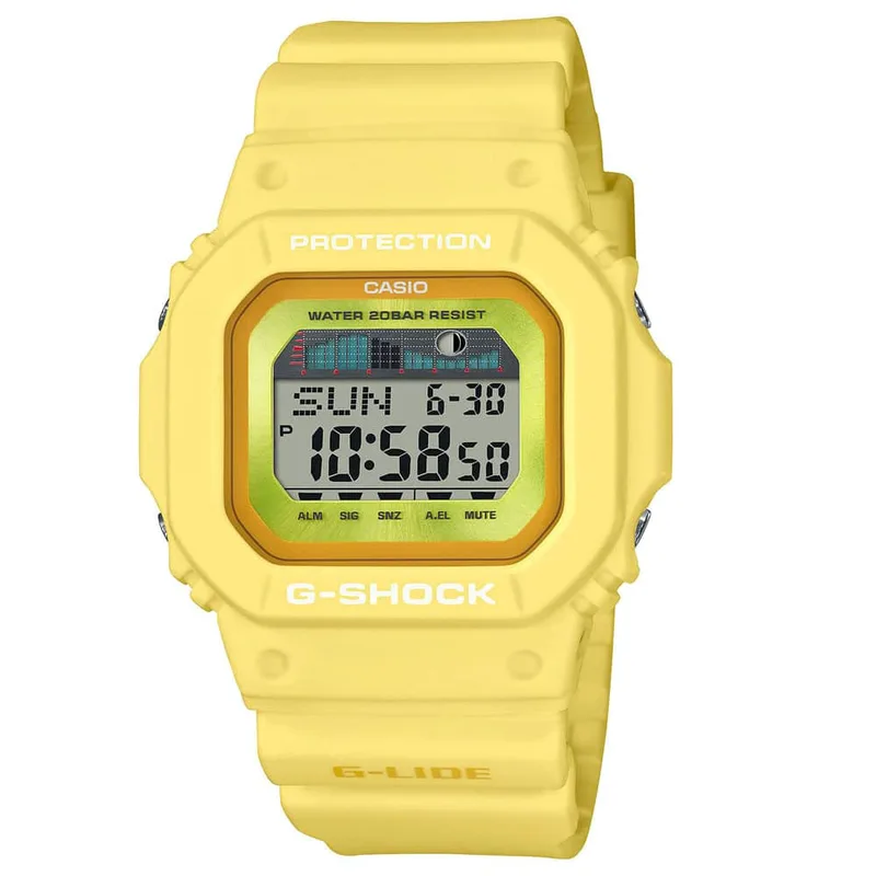 CASIO G-SHOCK Chronograph Yellow Rubber Strap GLX-5600RT-9ER