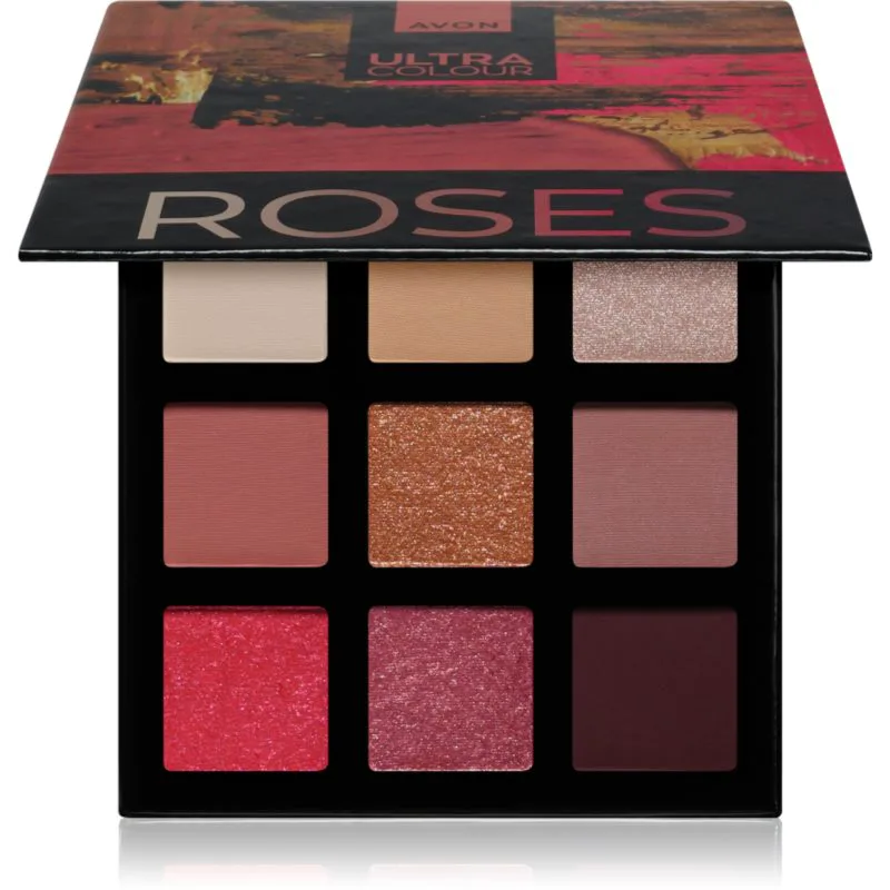 Avon Ultra Colour Παλέτα σκιών για τα μάτια απόχρωση Roses 6.3 γρ