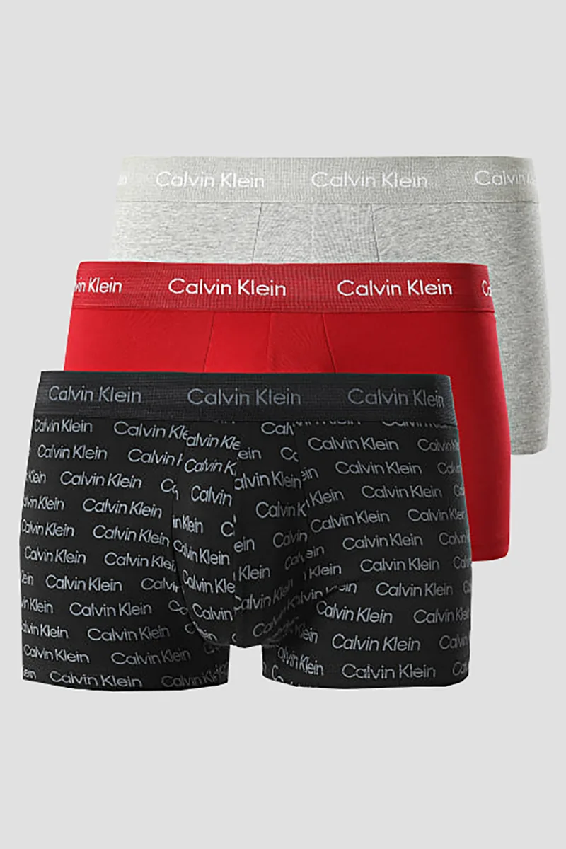 Calvin Klein ανδρικά μποξεράκια Cotton Stretch (Συσκ. 3 τμχ.)-NB3055A-QYP