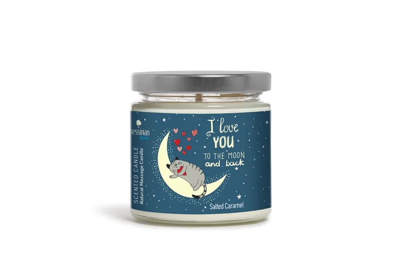 Φυσικό Κερί Μασάζ- I Love You To The Moon And Back 160gr