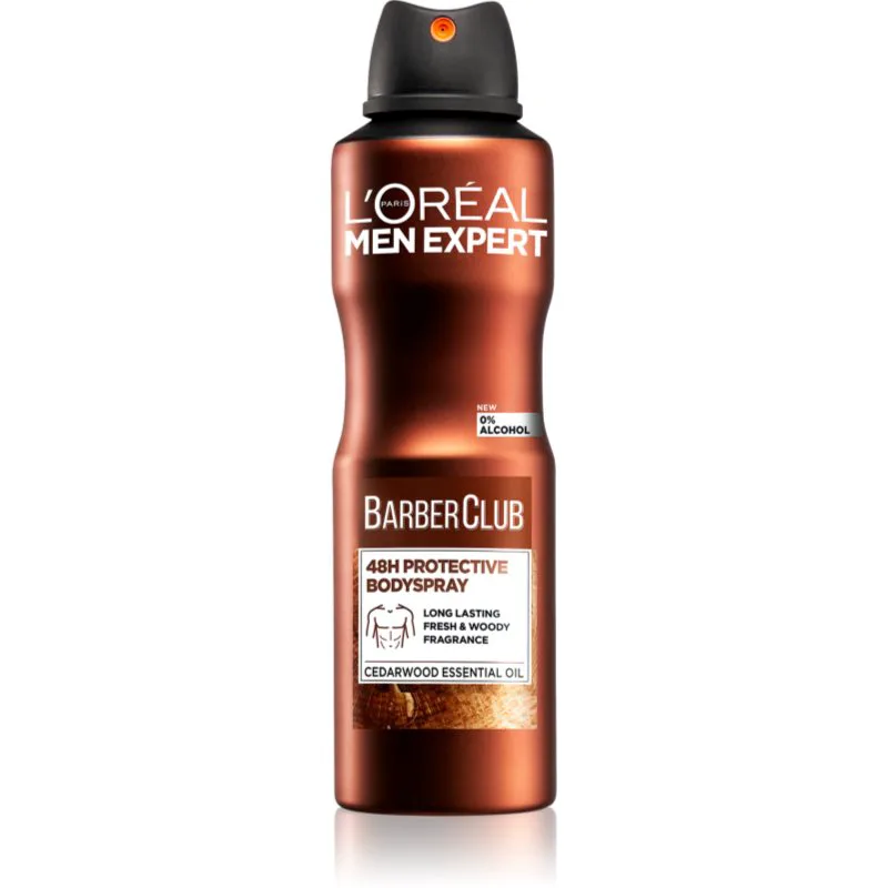 L’Oréal Paris Men Expert Barber Club δροσιστικό αποσμητικό σε σπρέι για άντρες 150 ml