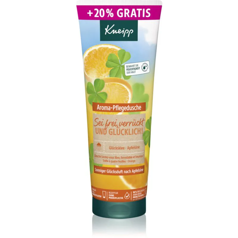 Kneipp Be Happy τζελ για ντους Clover & Πορτοκαλί 240 ml