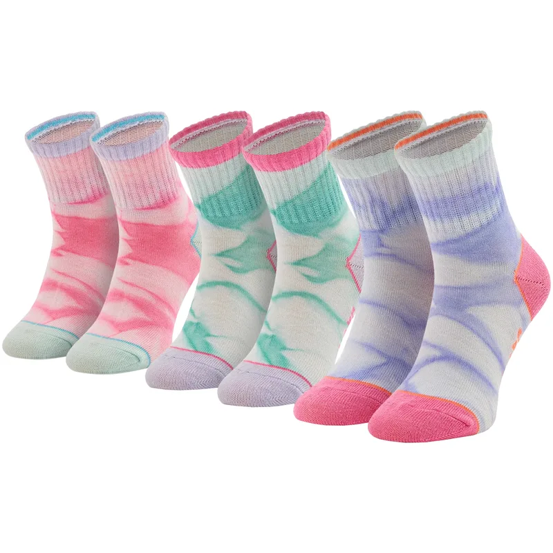 Αθλητικές κάλτσες Skechers 3PPK Girls Casual Fancy Tie Die Socks