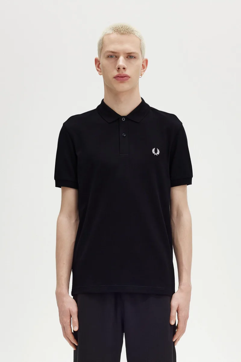 Ανδρικό Polo Plain Fred Perry Shirt M6000-350 Μαύρο