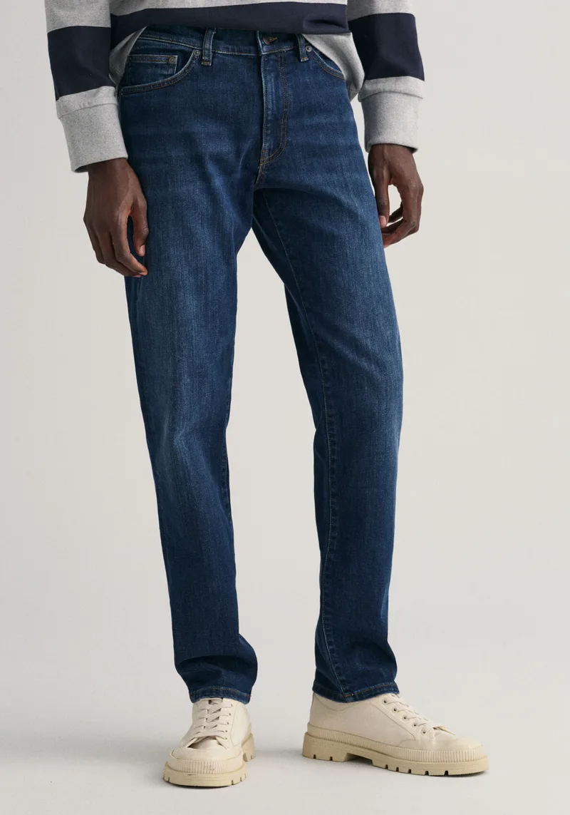 GANT Jean Παντελόνι της σειράς Denim - 1000260 961 Dark Blue Worn In