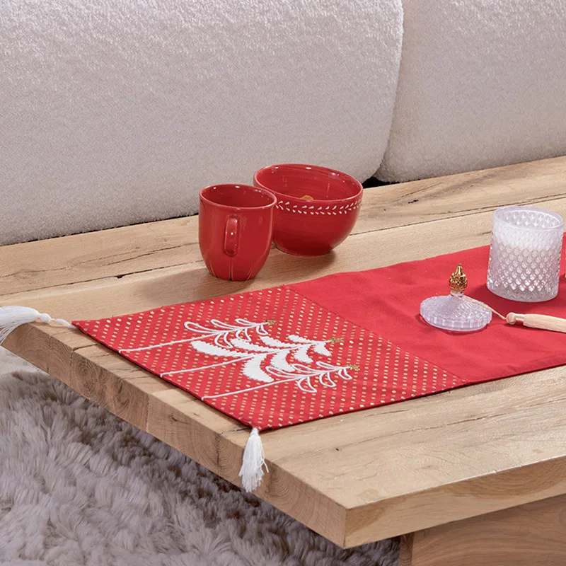 Χριστουγεννιάτικη Τραβέρσα (33x150) Nef-Nef Homeware Elegant Christmas Trees