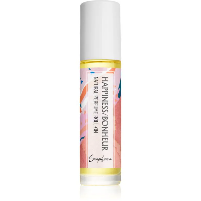 Soaphoria Happiness Natural Perfume Roll-On Φυσικό άρωμα για γυναίκες 10 ml