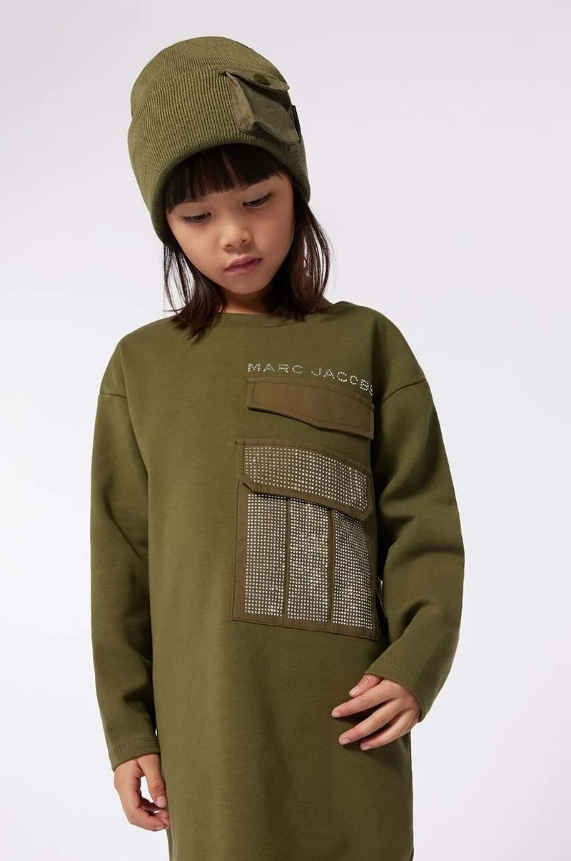 Παιδικός σκούφος από μείγμα μαλλιού Marc Jacobs