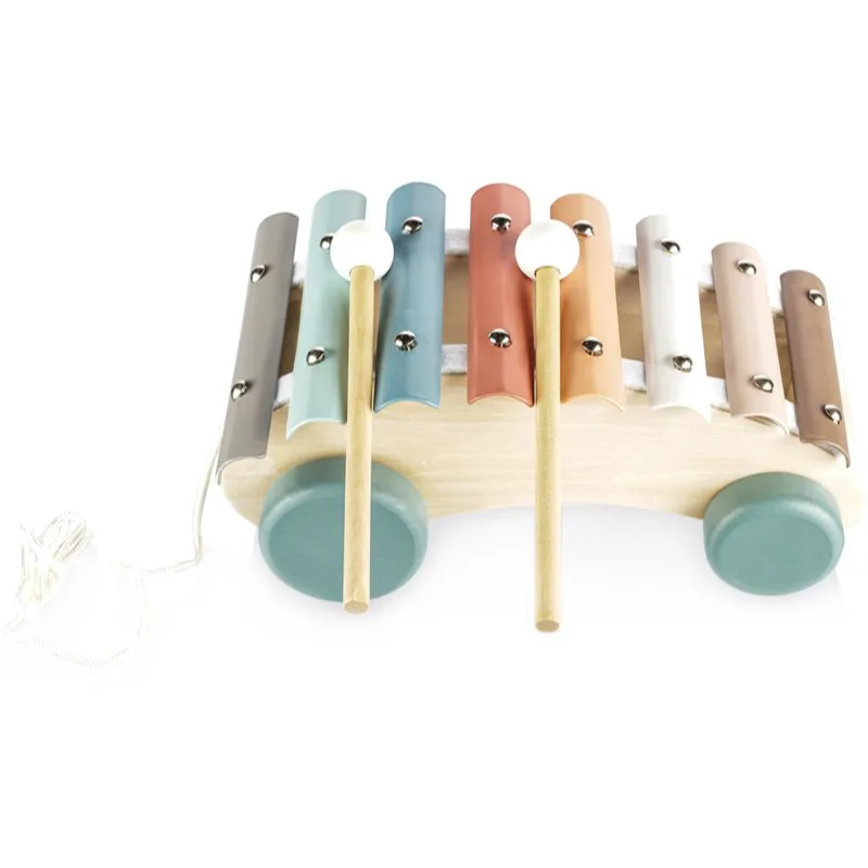 Zopa Wooden Pull Xylophone συρόμενο ξυλόφωνο από ξύλο 1 τμχ