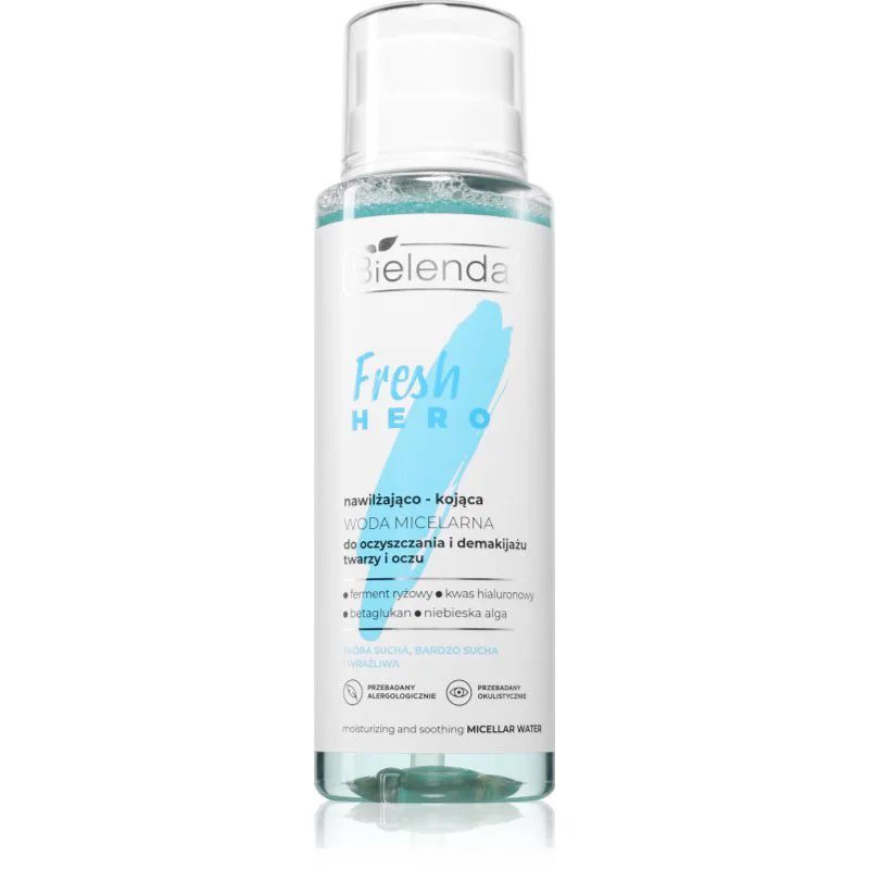 Bielenda Fresh Hero ενυδατικό μικυλλιακό νερό με καταπραϋντική δράση 400 ml