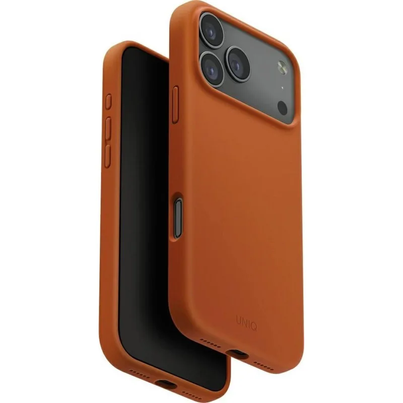 Θήκη iPhone 17 Pro Max Uniq Lino MagClick Ανθεκτική Premium Σιλικόνης με MagSafe - Sunset Πορτοκαλί (UNIQ-IP6.9P(2025)-LINOMSORG)
