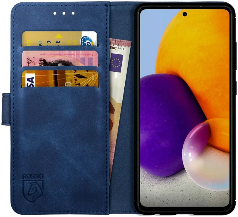 Κόκκινο Element PU Θήκη Πορτοφόλι Samsung Galaxy A72 - Blue (8719246296703)