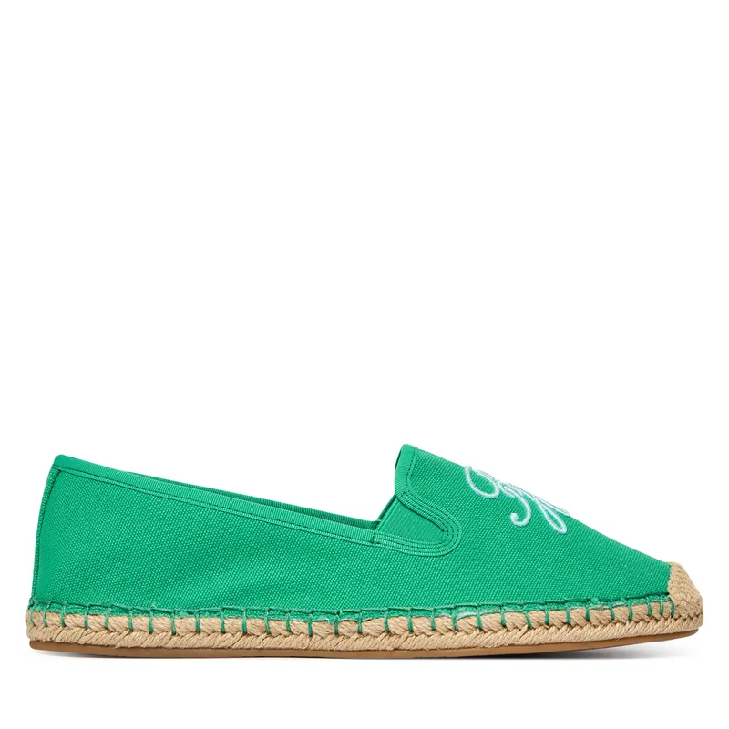 Εσπαντρίγιες Tommy Hilfiger Th Script Summer Espadrille FW0FW09240 Πράσινο