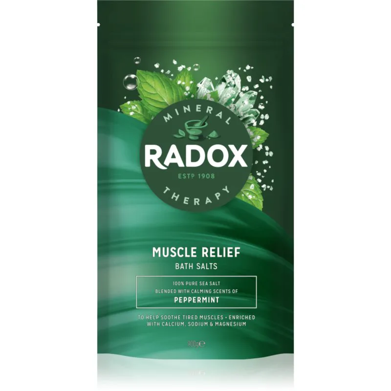 Radox Muscle Relax χαλαρωτικό αλάτι για μπάνιο 900 γρ