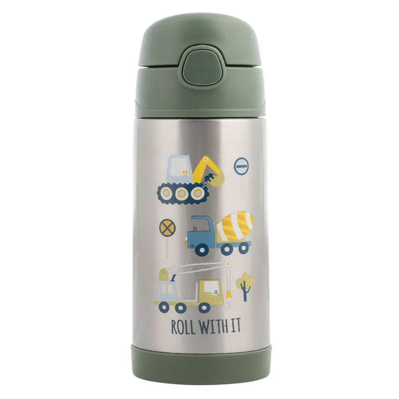 Stephen Joseph Double Wall Stainless Steel Bottle Construction 350ml