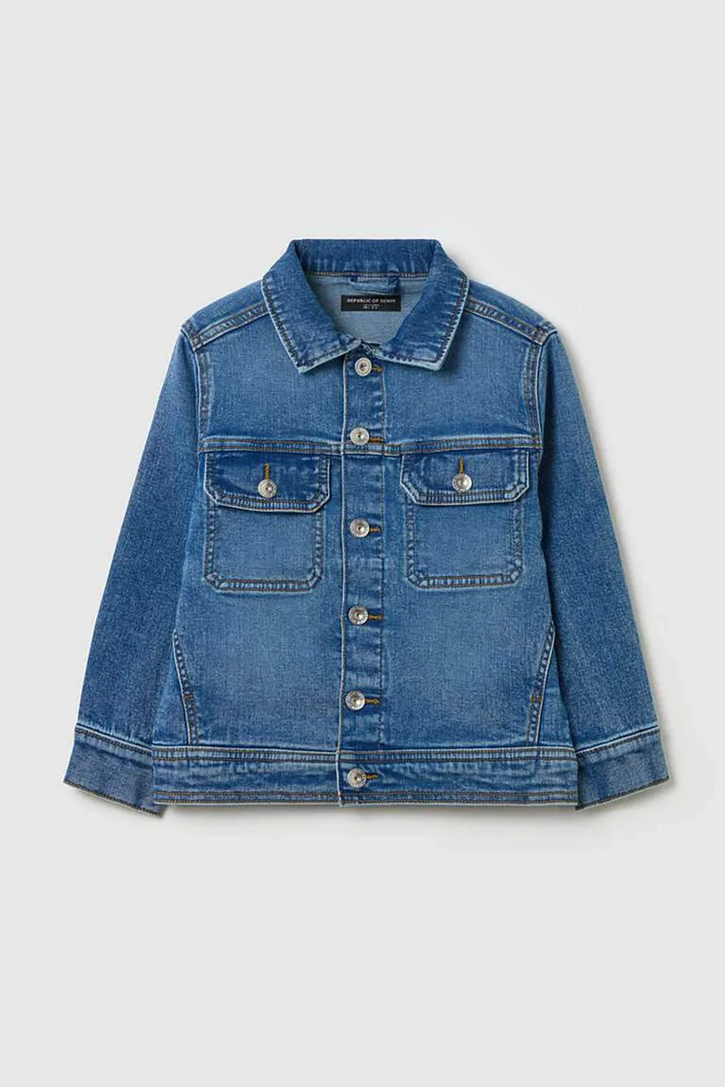 OVS παιδικό denim jacket - 002182588 Denim Blue
