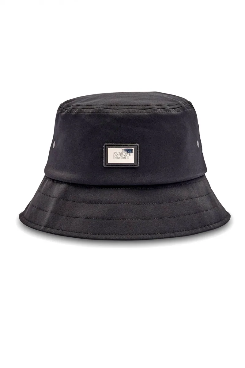 KARL LAGERFELD ΚΑΠΕΛΟ BUCKET LOGO ΜΑΥΡΟ