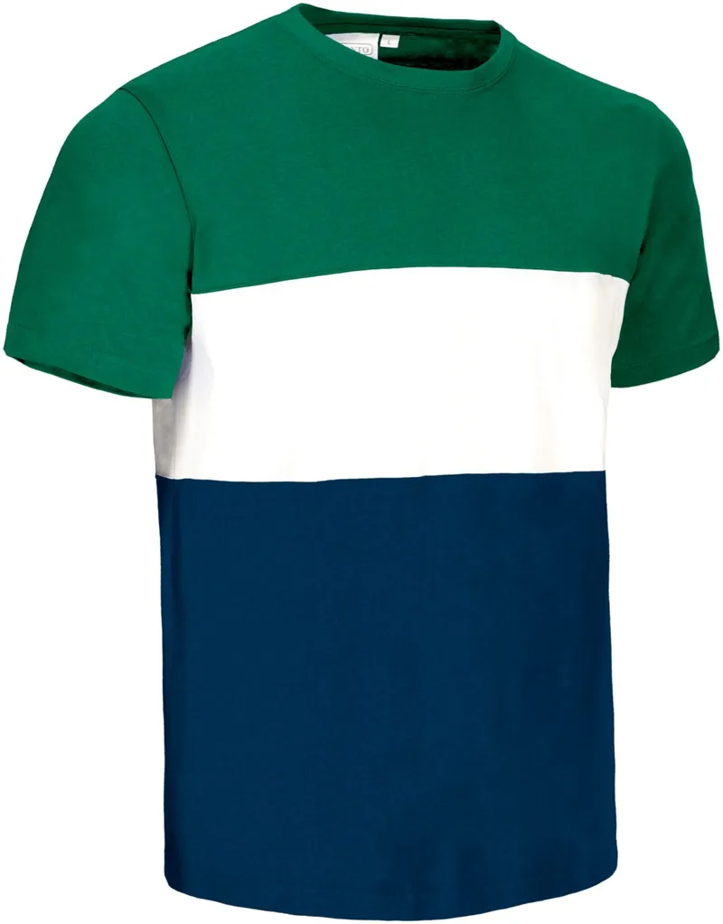T-Shirt VARSITY Valento CAVAVARVB Kelly Green-White-Orion Navy Blue