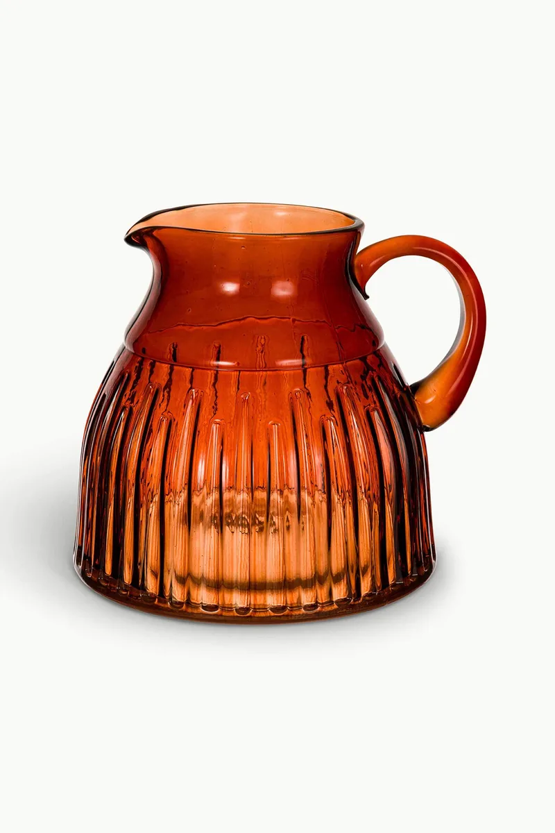 Coincasa γυάλινη κανάτα 21 cm - 007493088 Μπορντό