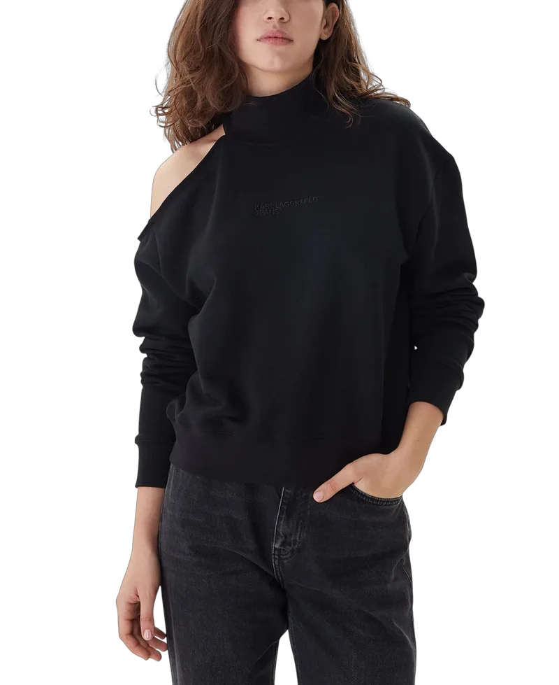 Γυναικείο Φούτερ Μαύρο Karl Lagerfeld Jeans B1W20043-999 BLACK