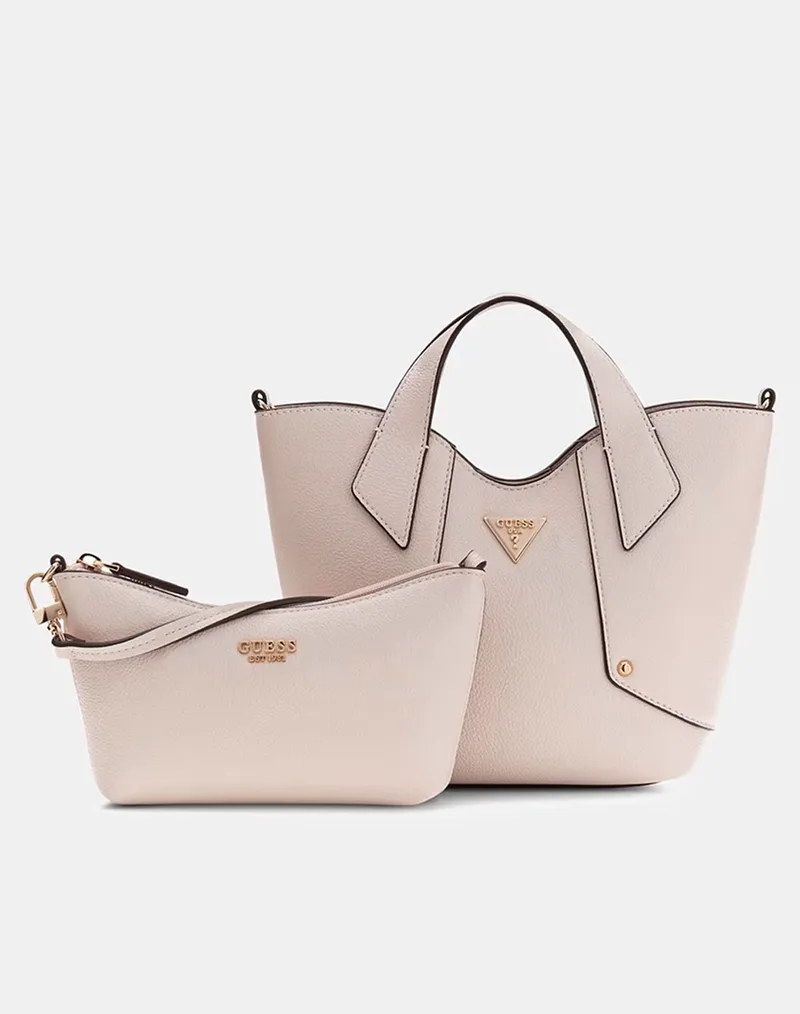 GUESS DARCY MINI TOTE ΤΣΑΝΤΑ ΓΥΝΑΙΚΕΙΟ HWBG9914750-STO LightGray