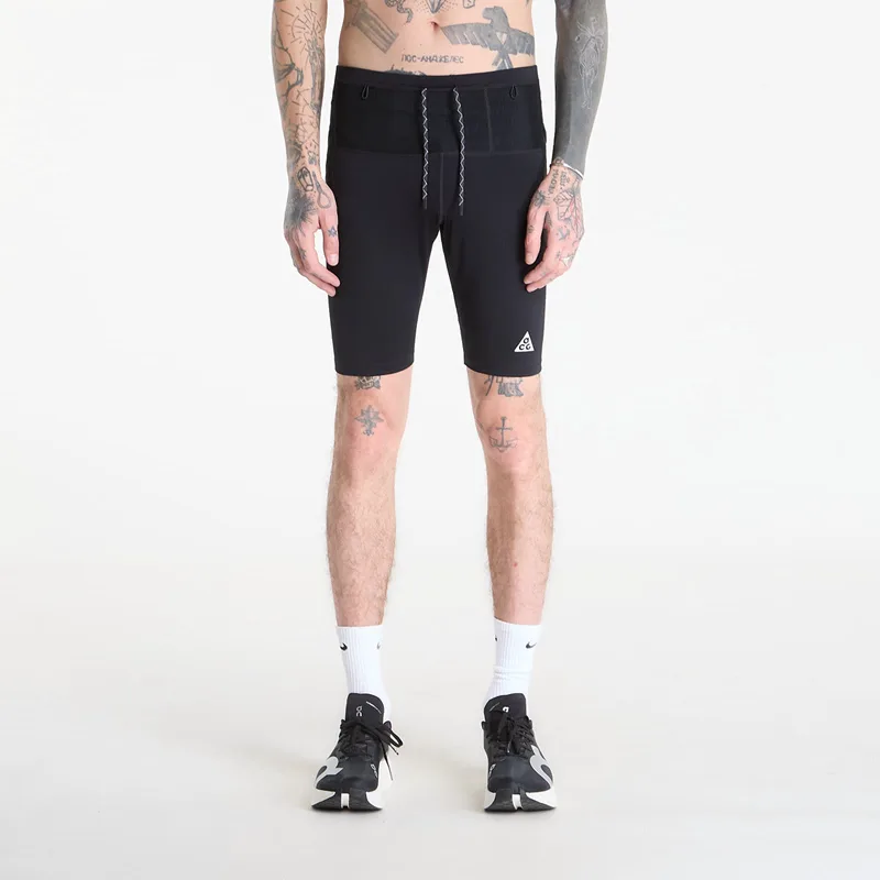 Κολάν Nike ACG "Lava Loops" Men's Dri-FIT ADV 1/2-Length Trail Running Tights Black/ Summit White M