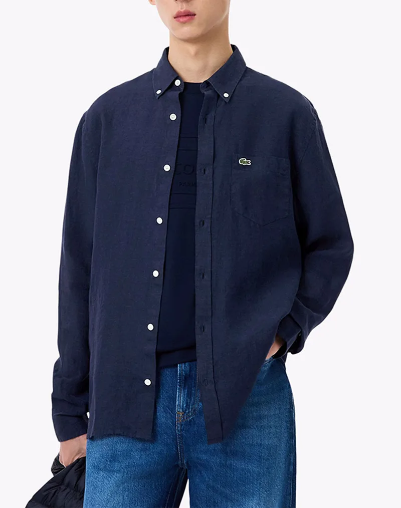 LACOSTE ΥΠΟΚΑΜΙΣΟ ΜΜ L SLEEVED SHIRT 3CH5692-166 DarkBlue