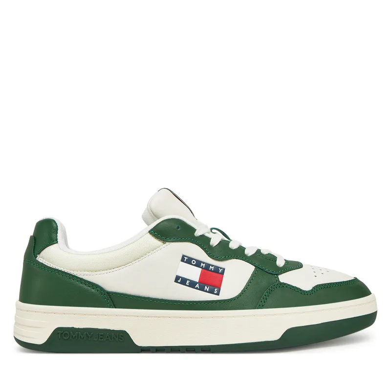 Αθλητικά Tommy Jeans (New) Tjm Cupsole Leather Ess EM0EM01443 Λευκό