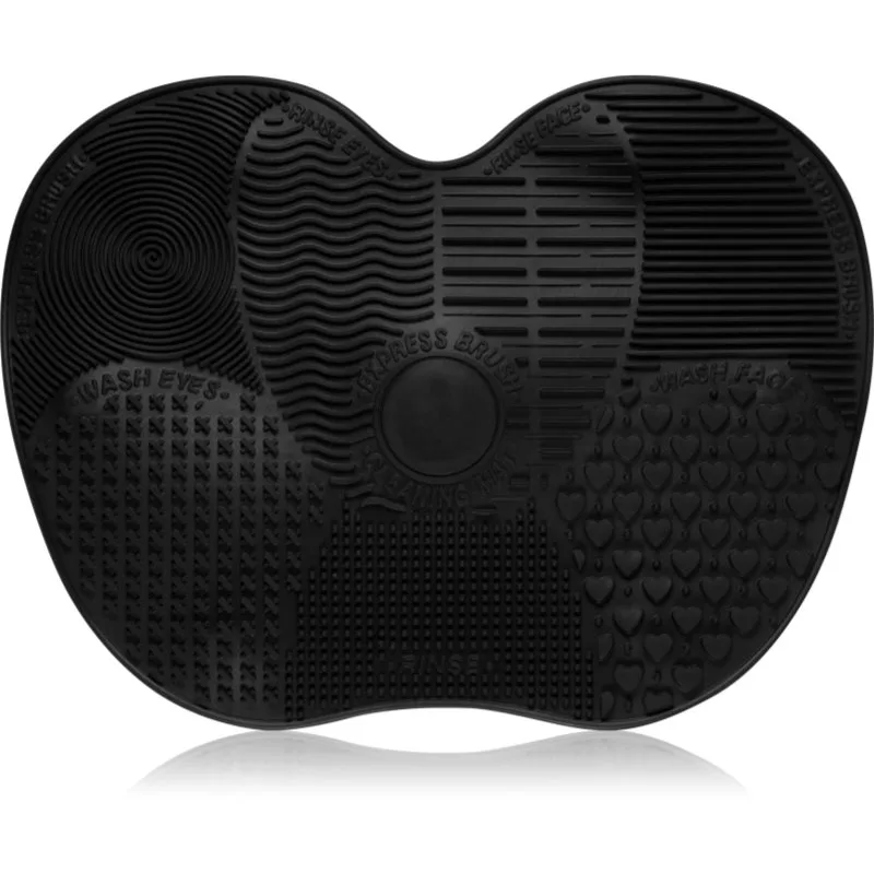 Lash Brow Silicone Make-up Brush Wash Matte Black καθαριστική βάση για πινέλα μέγεθος XL 1 τμχ