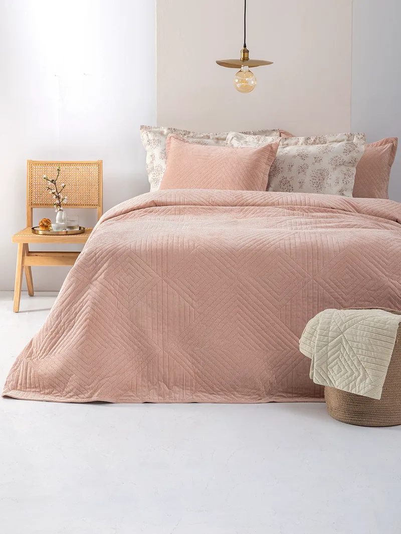 ΚΟΥΒΕΡΛΙ ΥΠΕΡΔΙΠΛΟ PALAMAIKI HOME IDIZZA ROSE (220X240CM)